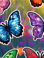 A Burst of Color and Shine: Introducing Rainbow Butterflies and Holographic&nbsp;Stickers!